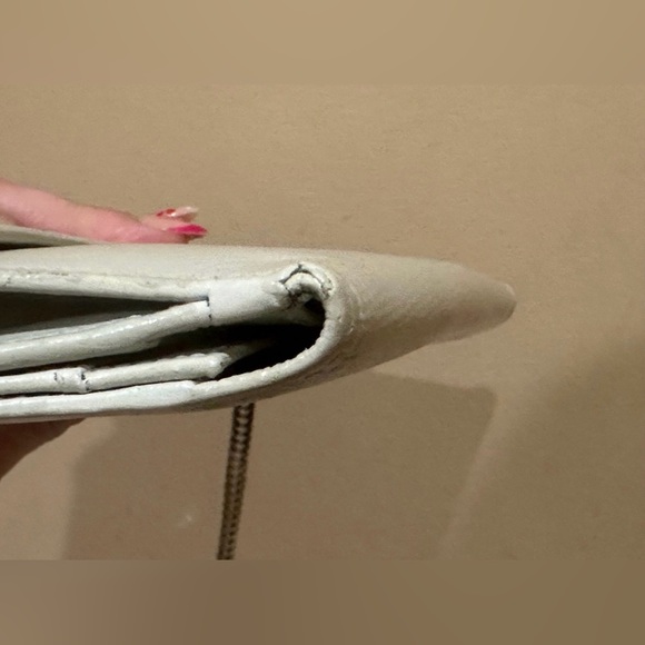 Chanel Coco Button Light Mint Green Long Wallet W/added unbranded Chain - Picture 3 of 12